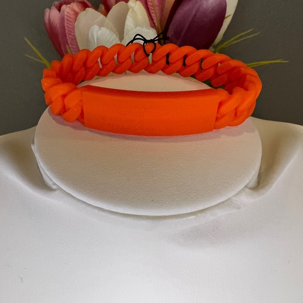 Marc by Marc Jacobs Silicone Chain Design Bracelet